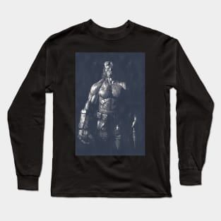 Hellboy Black and White Long Sleeve T-Shirt